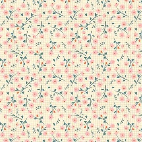 Treasured Threads//Dottie Natural - West Valley Quilting - Poppie Cotton