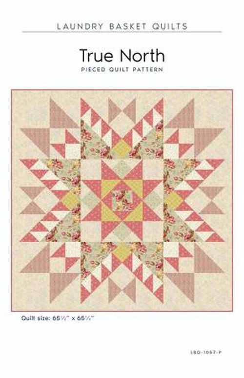 True North - Lady Tulip (Pink & Green) - West Valley Quilting - Laundry Basket Quilts