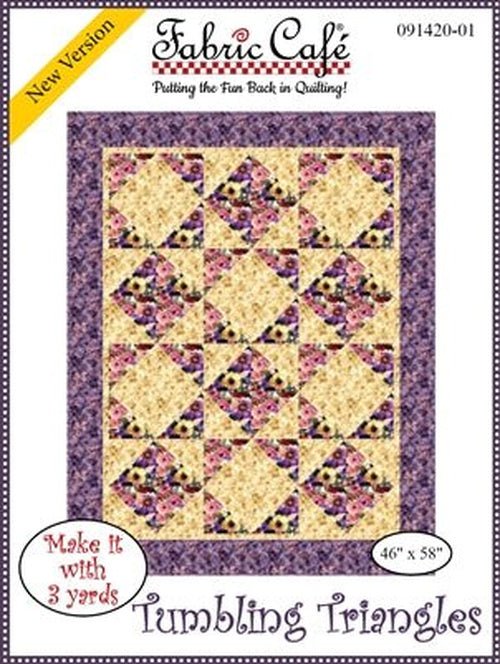 
                    
                      Tumbling Triangles - West Valley Quilting - Fabric Cafe
                    
                  
