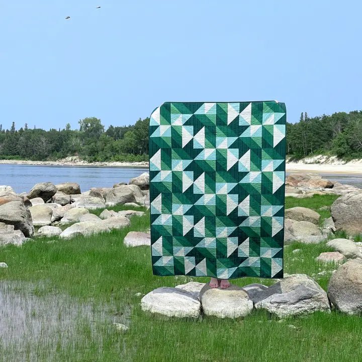 
                    
                      Victoria Beach Paper Pattern - West Valley Quilting - The Blanket Statement
                    
                  