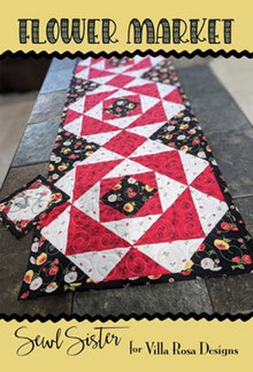 Villa Rosa Designs // Flower Market Quilt Pattern - West Valley Quilting - Villa Rosa Designs