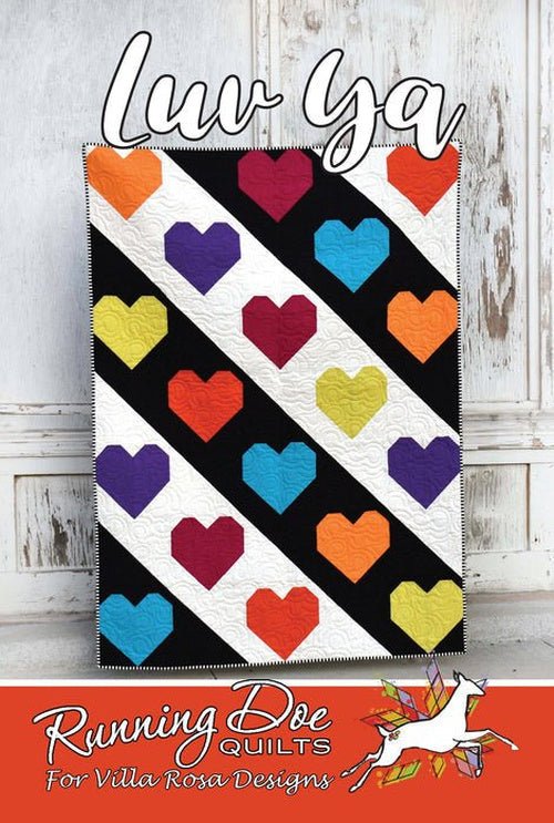 Villa Rosa Designs // Luv Ya Quilt Pattern - West Valley Quilting - Villa Rosa Designs