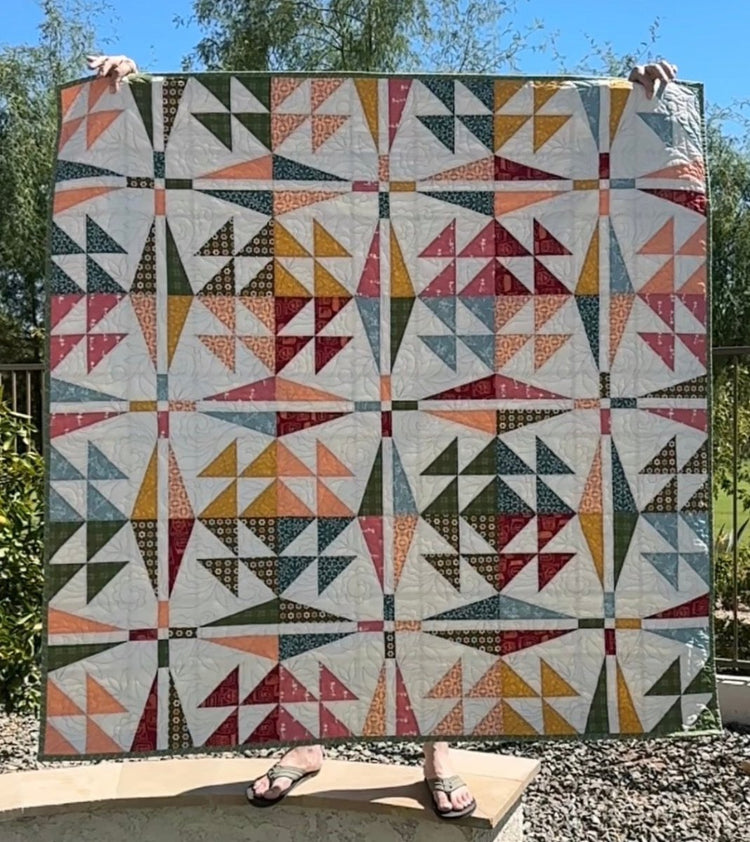 Walden Pond Quilt Kit // Summer Homestead - West Valley Quilting - West Valley Quilting