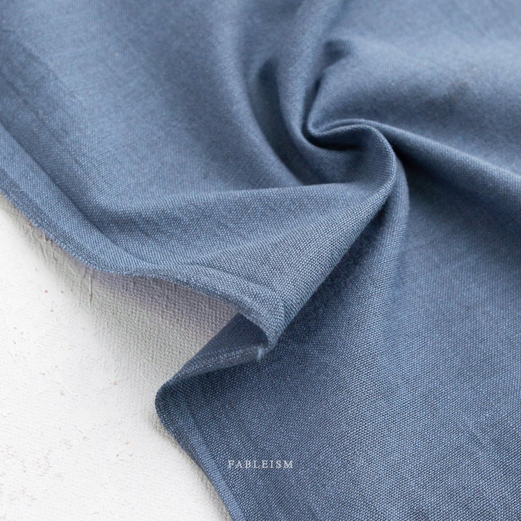 Watercolor Wovens // French Blue - West Valley Quilting - Fableism