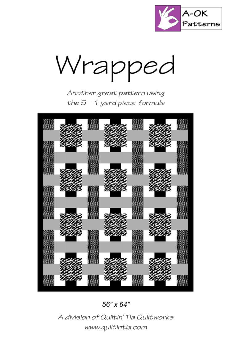 Wrapped - 5 Yard A - OK Pattern - West Valley Quilting - A - OK Patterns