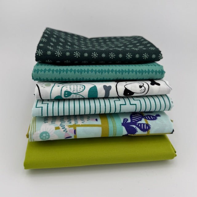 WVQ Curated Fat Quarter Bundle // Cat and Dog Lovers (6 Pieces) - West Valley Quilting - West Valley Quilting