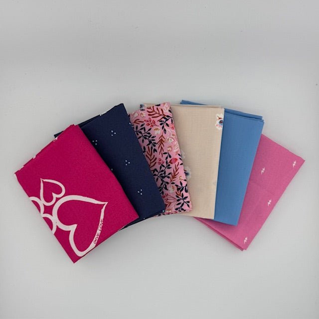 WVQ Curated Fat Quarter Bundle // Floral No. 9 Inspired (6 Pieces) - West Valley Quilting - West Valley Quilting