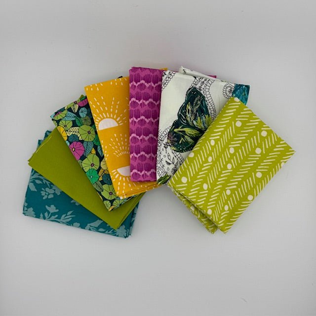 WVQ Curated Fat Quarter Bundle // Joie de Vivre Inspired (7 Pieces) - West Valley Quilting - West Valley Quilting