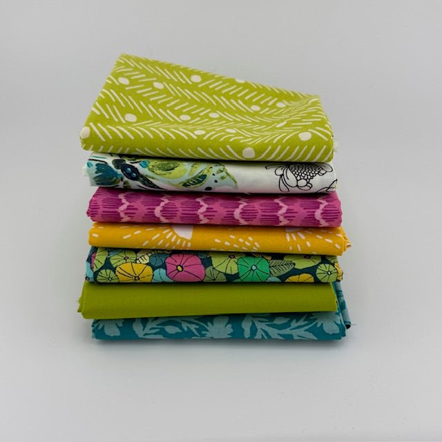 WVQ Curated Fat Quarter Bundle // Joie de Vivre Inspired (7 Pieces) - West Valley Quilting - West Valley Quilting