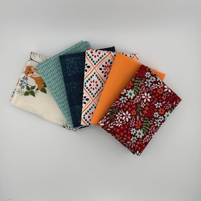 WVQ Curated Fat Quarter Bundle // Lilliput Inspired No. 2 (6 Pieces) - West Valley Quilting - West Valley Quilting