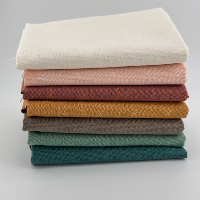 WVQ Curated Fat Quarter Bundle // Love Notes Inspired (7 pieces) - West Valley Quilting - West Valley Quilting