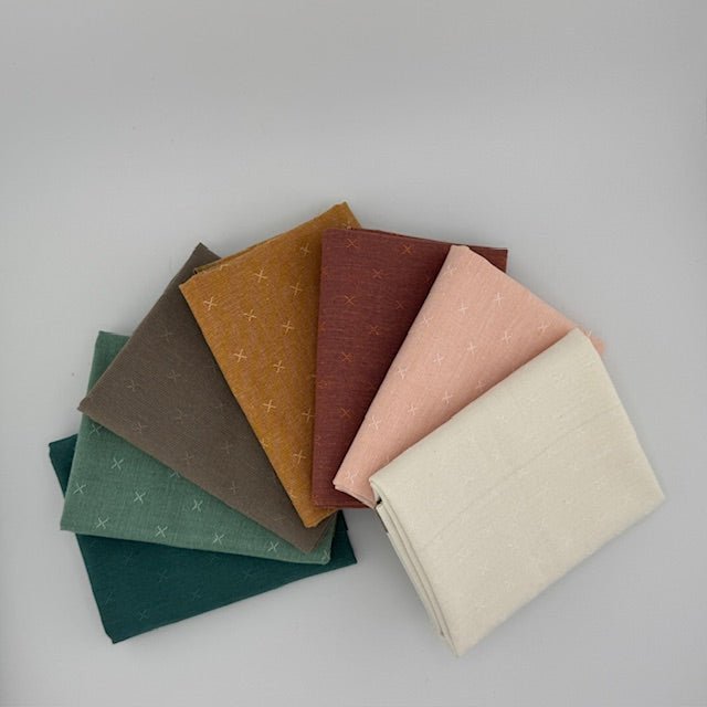 WVQ Curated Fat Quarter Bundle // Love Notes Inspired (7 pieces) - West Valley Quilting - West Valley Quilting