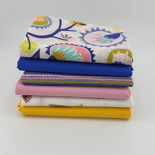 WVQ Curated Fat Quarter Bundle // Oh, Meow Inspired (6 Pieces) - West Valley Quilting - West Valley Quilting