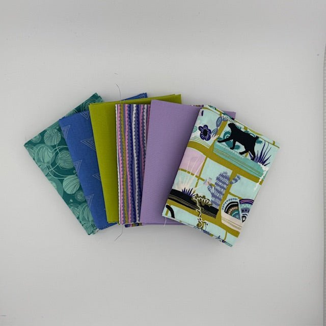 WVQ Curated Fat Quarter Bundle // Oh, Meow Inspired No. 2 (6 Pieces) - West Valley Quilting - West Valley Quilting