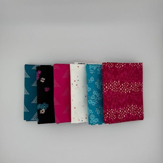 WVQ Curated Fat Quarter Bundle // Pollinate Inspired (6 Pieces) - West Valley Quilting - West Valley Quilting