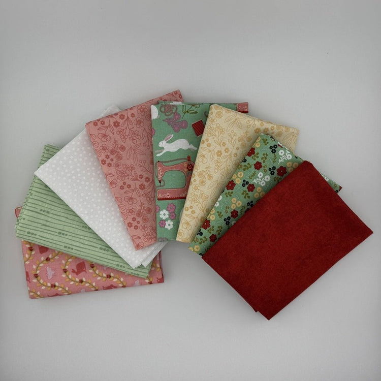 WVQ Curated Fat Quarter Bundle // Poppie's Patchwork (8 pieces) - West Valley Quilting - West Valley Quilting
