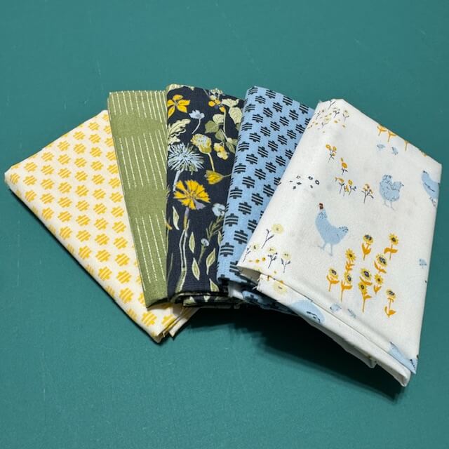 WVQ Curated Fat Quarter Bundle // Potager Inspired (5 pieces) - West Valley Quilting - West Valley Quilting