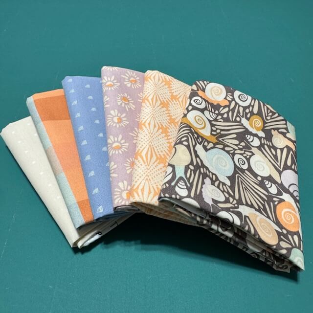 WVQ Curated Fat Quarter Bundle // Slow Summer Inspired (6 Pieces) - West Valley Quilting - West Valley Quilting