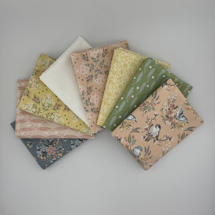 WVQ Curated Fat Quarter Bundle // Songbird Serenade (8 pieces) - West Valley Quilting - West Valley Quilting