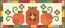 Pumpkin Trio Table Runner - Pattern