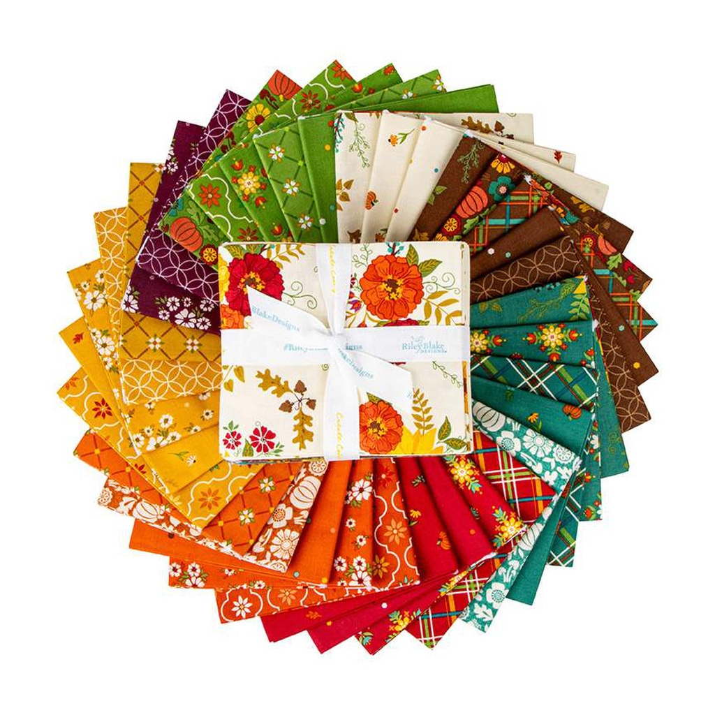 Autumn Afternoon Fat Quarter Bundle, 34 pieces