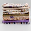 WVQ Curated Fat Quarter Bundle // Colorful Blooming (9 pieces)