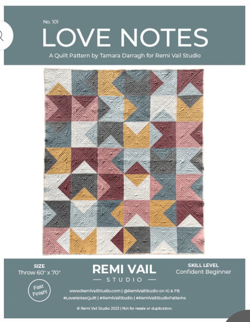 Love Notes Quilt Kit // Fableism Sprout Wovens