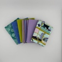 WVQ Curated Fat Quarter Bundle // Daisies w/Malachite (9 pieces)