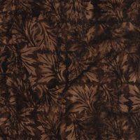 Morris Tiles // Square Leaves-Brown Bronze Batik