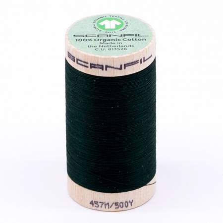 Scanfil Organic Cotton Thread 50wt Solid 500yd Mountain View