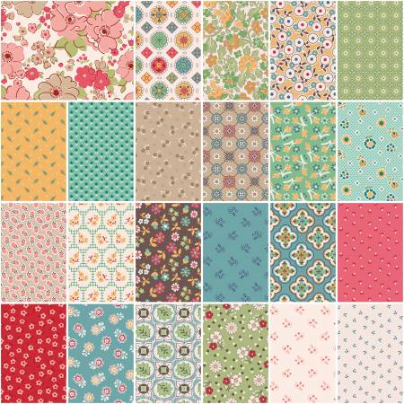 Mercantile 1 Yard Bundle Tea Rose, 23 Pcs.