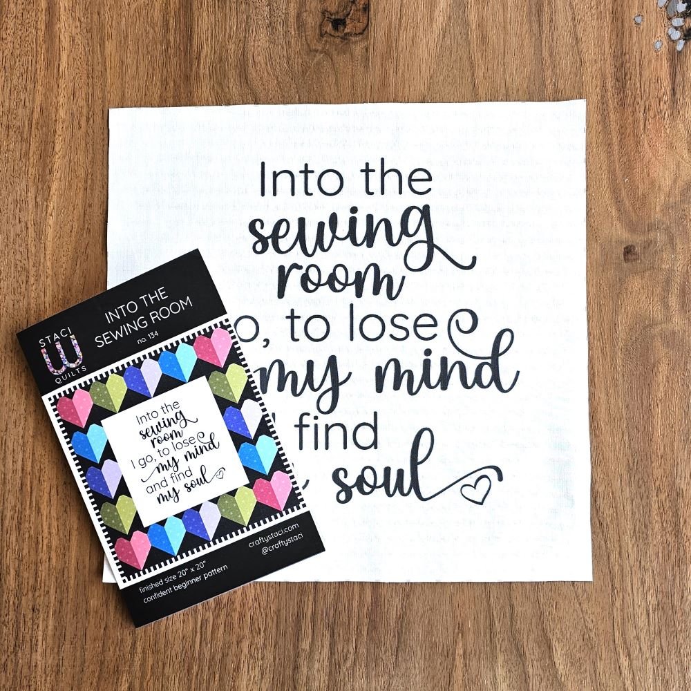 CraftyStaci // Into the Sewing Room Pattern & Panel