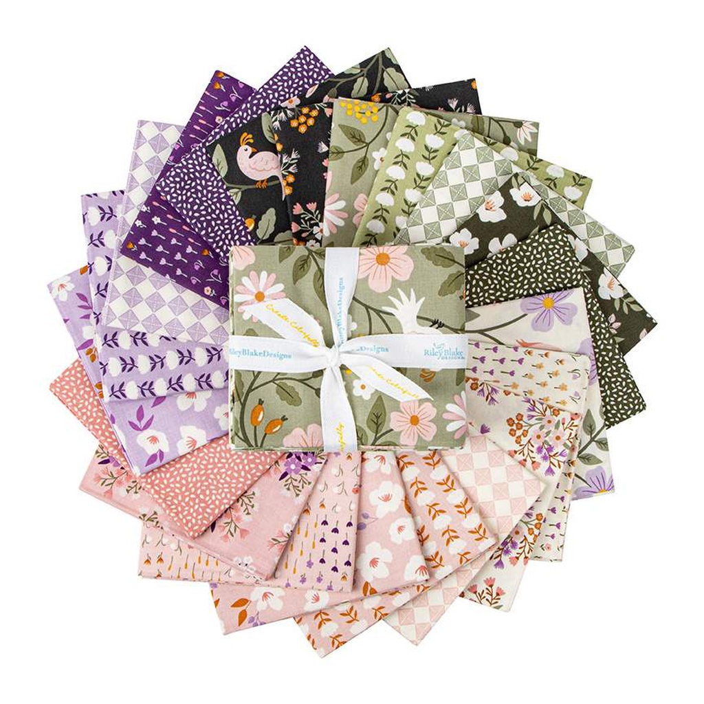 Let It Bloom Fat Quarter Bundle, 21 Pcs.