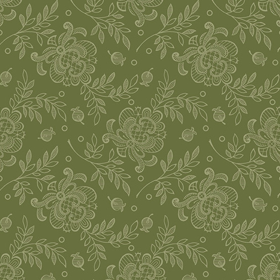 French Mill // Rose Toile - Green
