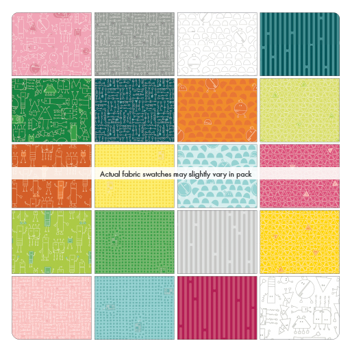 Robo Boogie // Robo Boogie Fat Quarter Bundle (20 pieces)