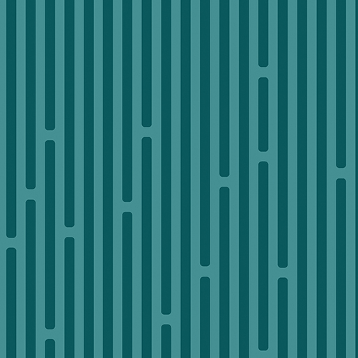 Robo Boogie // Stripy - Medium Teal