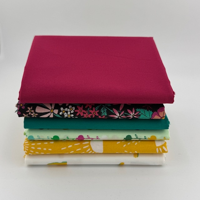 WVQ Curated Fat Quarter Bundle // Rain or Shine Inspired (6 Pieces)