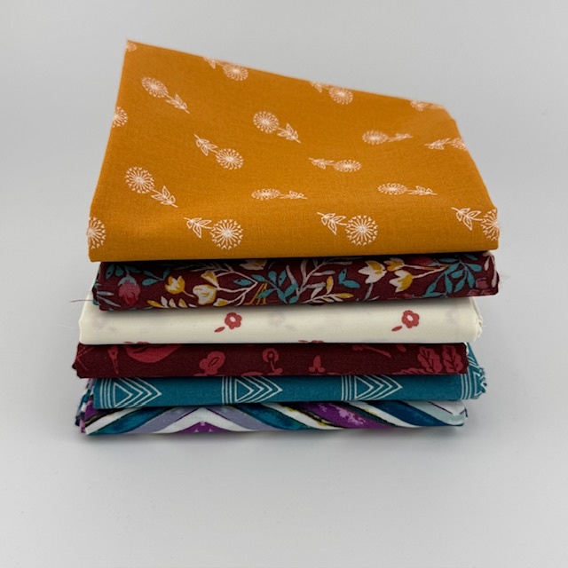 WVQ Curated Fat Quarter Bundle // Foresta Fusion Inspired (6 Pieces)