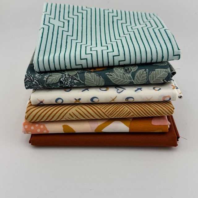 WVQ Curated Fat Quarter Bundle // Juniper Inspired No 2 (6 Pieces)