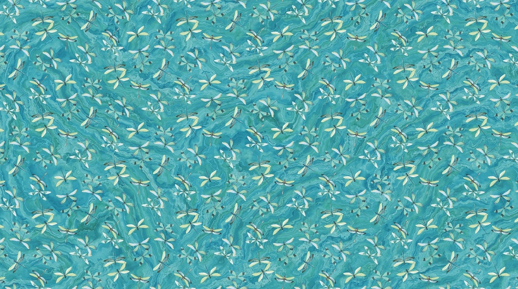 Tranquil Waters // DP27209-46 Dragonflies End of Bolt