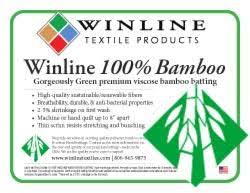 Winline 100% Bamboo Batting