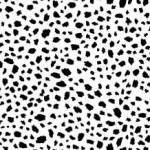 [CX10630-WHIT-D] Black and White // Happy Spots in White