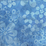 [3505Q-X] Beach Vibes // Star Garden Blue Batik