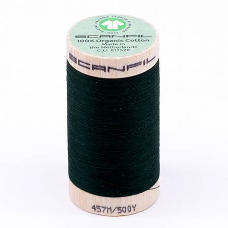 [92082-4822] Scanfil Organic Cotton Thread 50wt Solid 500yd Mountain View