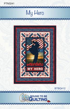 [MYHEROQLTKT24] Stars and Stripes // My Hero Quilt Kit