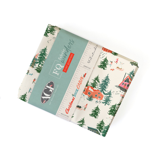 [FQWCCA] Christmas in the Cabin // Fabric Wonders Fat Quarter Bundle (15 pieces)