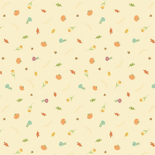 [C14877-CREAM] Autumn Afternoon // Fall Toss Cream