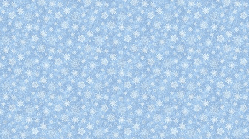 [27043G-41] All That Glitters // Snowflakes - Sky Blue