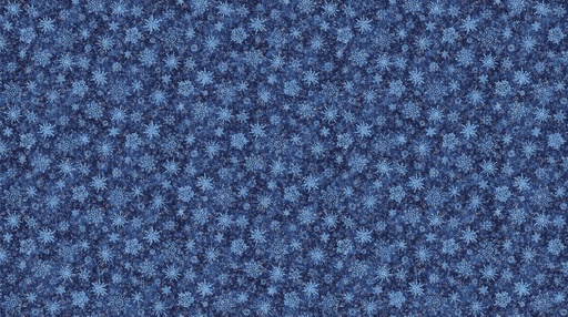 [27043G-44] All That Glitters // Snowflakes - Dark Blue