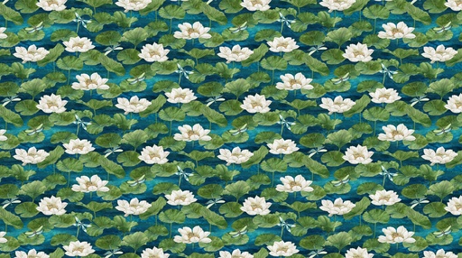 [DP27208-48] Tranquil Waters // DP27208-48 Water Lilies